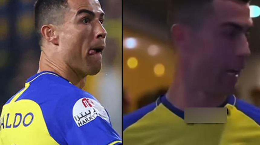 Cristiano Ronaldo yine gündem oldu! Takım arkadaşlarına 'yallah' diye bağırdı!