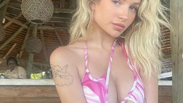 Göğüsler en iyisidir diyerek paylaştı! Lottie Moss durmuyor