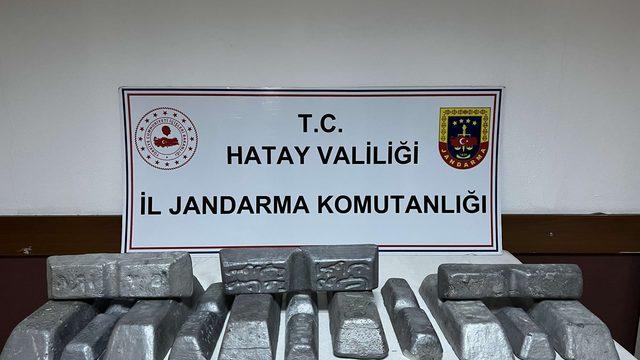 Hatay'da gümrük kaçağı 78 kilogram zirkonyum ele geçirildi