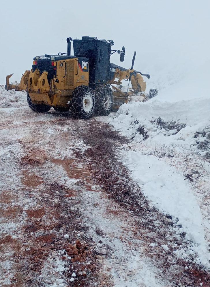 Bingöl, Elazığ, Batman ve Şırnak'ta kar nedeniyle 784 yerleşim yerine ulaşım sağlanamıyor