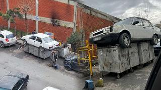 Yer: İstanbul! Gören gözlerine inanamadı, otomobili çöpe attılar 