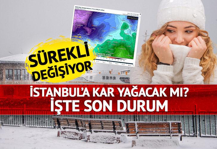 Sürekli değişiyor! İstanbul için kar yağışında son tahminler geldi 'Siklonun konumu...' Son dakika tüm yurtta 3-7 Şubat hava durumu tahmini