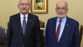 Saadet Partisi lideri Karamollaoğlu'ndan Kılıçdaroğlu'na ziyaret