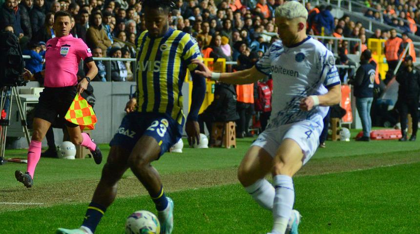 Fenerbahçe, Adana Demirspor deplasmanında takıldı! Jorge Jesus'un öğrencilerinin 3 maçlık galibiyet serisi deplasmanda sona erdi...