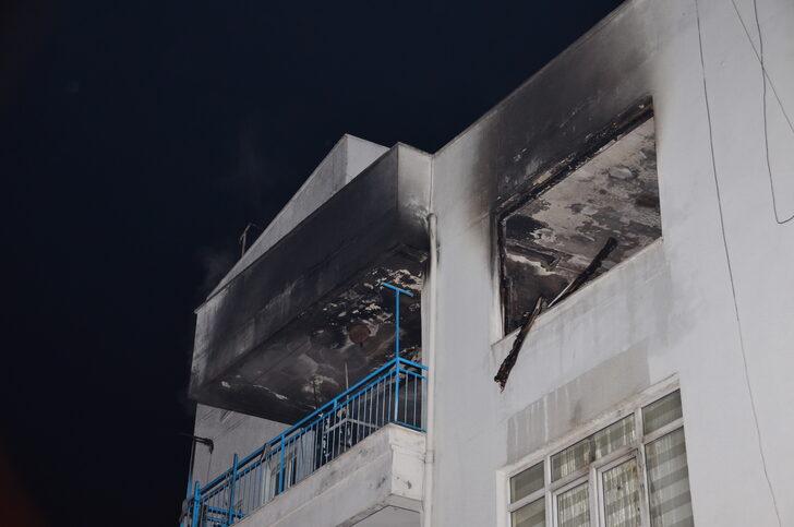 Antalya'da evde çıkan yangın söndürüldü