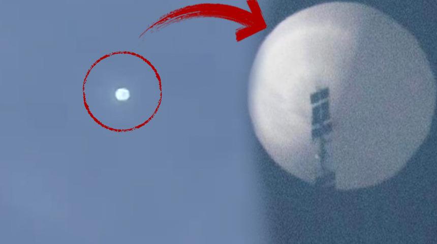 ABD üzerinde 'casus' balon tespit edildi, uçaklar havalandı! 'Oldukça büyük'