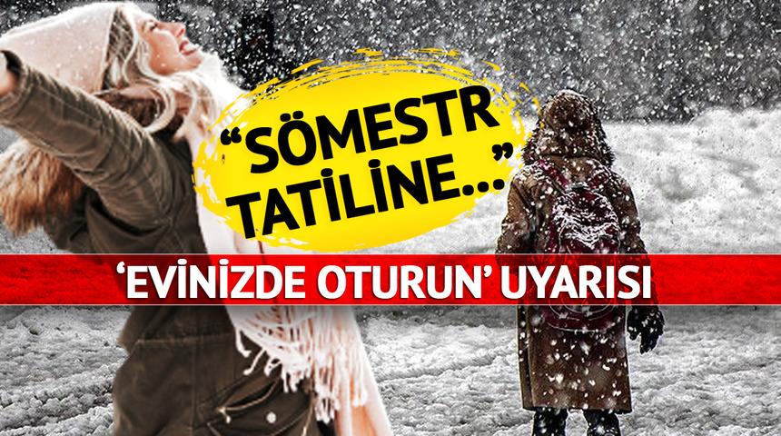 'Evinizde oturun' İstanbullular dikkat! Çarpıcı kar uyarısı... Sömestr tatili uzayacak mı? Kar tatili olur mu? Son dakika yurt geneli 3-7 Şubat hava durumu tahmini