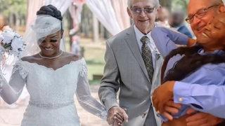 Gelin 24, damat ise 85 yaşında! Aralarındaki yaş farkı eleştirelere neden oldu... En büyük hayallerini açıkladılar