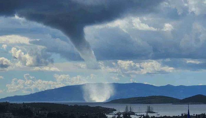 Korkutan görüntünün ardından aniden... Fotoğraf Bodrum'da çekildi