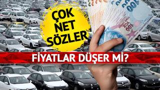 ‘Çok net söyleyebiliriz’ diyerek açıkladı! İkinci el araba fiyatları düşer mi? 'Gücü 10 yaş üzerine yeten...' Bu sözlerle son noktayı koydu
