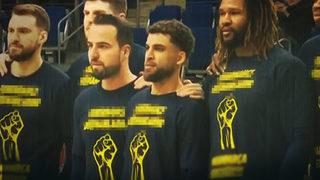 Fenerbahçe Beko da olaylara kayıtsız kalmadı! Alba Berlin maçı öncesi parkeye öyle bir tişörtle çıktılar ki...