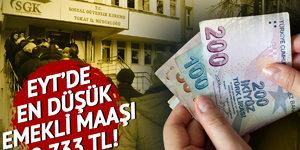 EYT'linin en d&uuml;ş&uuml;k emekli maaşı ortalama 8.733 TL!