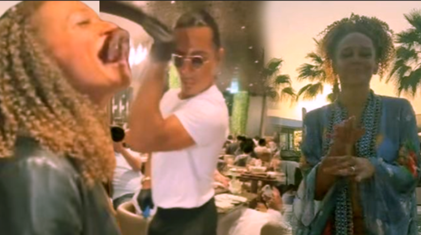 Nusret Gökçe’nin elleriyle yemek yedirdiği milyarder kadının kimliği şoke etti! Interpol her yerde onu arıyor... Dünya basını bu kareyi konuşuyor