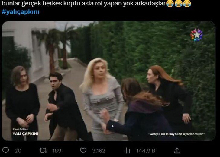 Senaryo apar topar değişmişti... Yalı Çapkını son bölümde Seyran Ferit'i elinde sopayla kovaladı! Sosyal medya yıkıldı G4