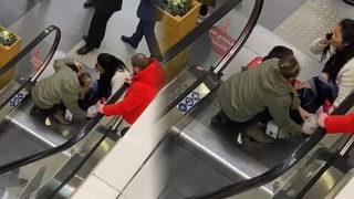 İstanbul'da AVM'de korkunç olay! Yürüyen merdivenlere ayağı sıkıştı, parmakları koptu