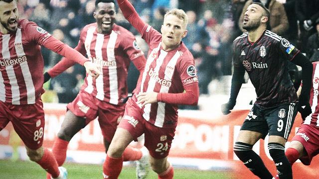 MAÇ SONUCU: Beşiktaş, Sivas'ta dondu kaldı! Rıza Çalımbay'ın öğrencileri, Şenol Güneş'in ekibini devirdi...