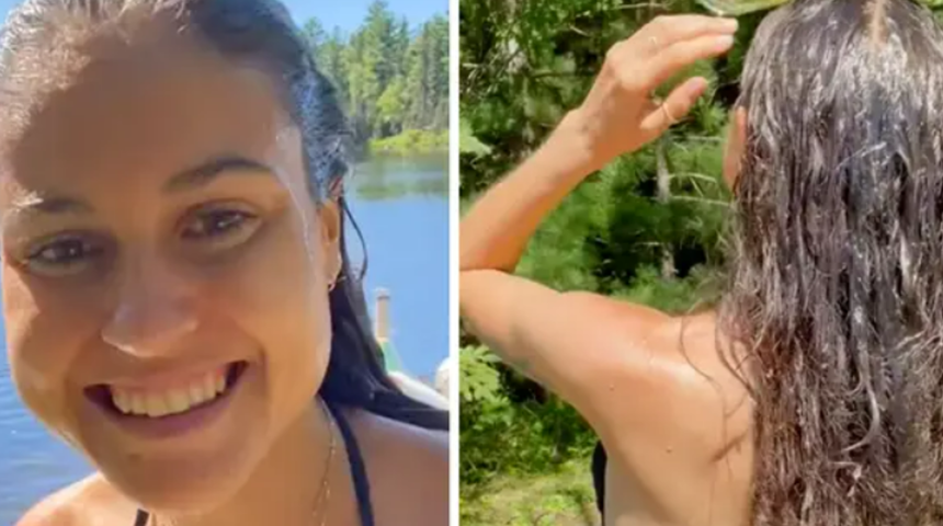 Saçlarını yıllardır yıkamayan kadın bunun faydalarını açıkladı! Doğal şampuan için...