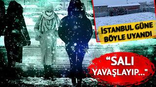 Bugün başladı, yarın şiddetlenecek! İstanbul'da kar yağışında son durum: Bazı ilçeler beyaza büründü, Vali Yerlikaya uyardı