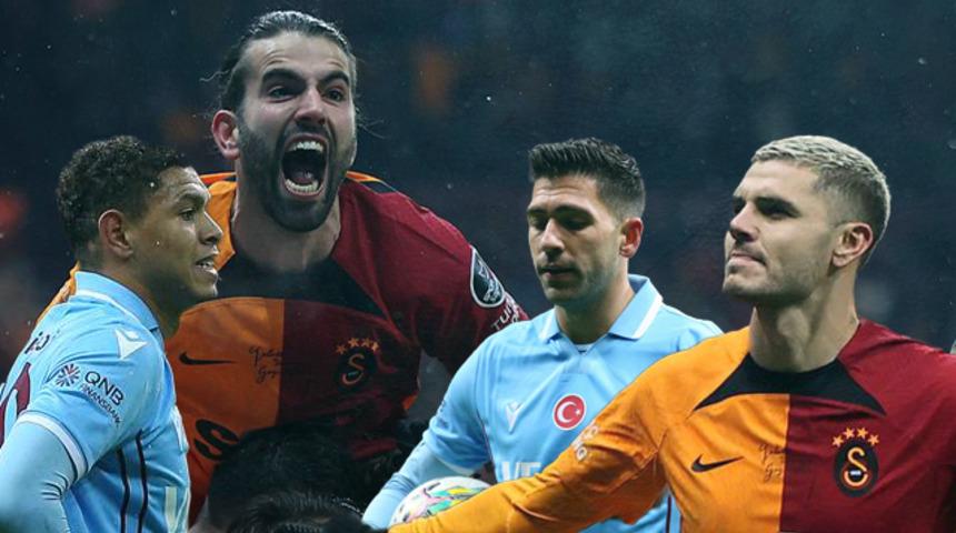 MAÇ SONUCU: Galatasaray durdurulamıyor! Aslan, Trabzonspor'u geriden gelerek devirdi...