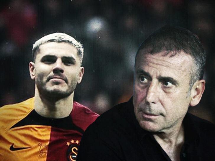 Galatasaraylıların sevgilisi Mauro Icardi'den Trabzonspor Teknik Direktörü Abdullah Avcı'ya 'fırtına' göndermesi!