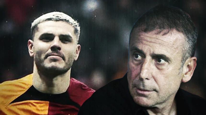 Galatasaraylıların sevgilisi Mauro Icardi'den Trabzonspor Teknik Direktörü Abdullah Avcı'ya 'fırtına' göndermesi!