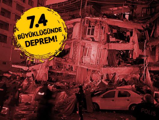 Kahramanmaraş Pazarcık'ta 7,4'lük deprem! 