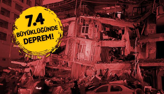 Kahramanmaraş Pazarcık'ta 7,4'lük deprem! 