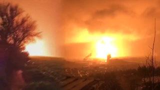 7.4'lük depremin ardından yangın! Doğal gaz boru hattı... BOTAŞ'tan açıklama geldi