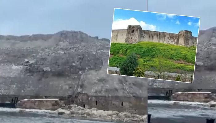Depremden sonra tarihi Gaziantep Kalesi yıkıldı!