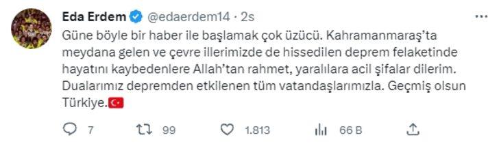 Kahramanmaraş'ta yaşanan deprem sonrası tek yürek oldular! Spor camiasındaki önde gelen isimlerden mesajlar... G3