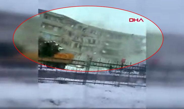 Yer Malatya… Aracıyla deprem bölgesinden kaçarken görüntüledi! Tarifsiz korku kameralara böyle yansıdı