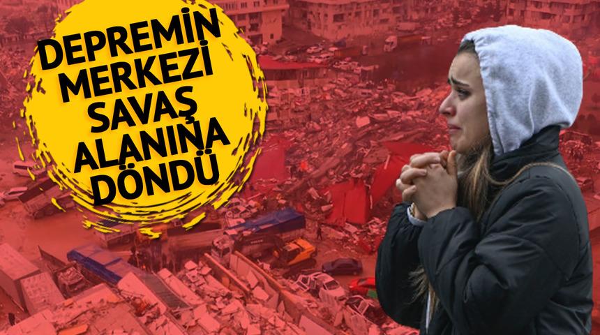 Depremin merkezi Kahramanmaraş'ta son durum! Kentteki yıkım havadan görüldü