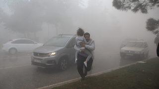 Kahramanmaraş'ta 12 katlı bina artçı depremde çöktü! Vatandaşlar büyük panik yaşadı