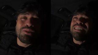 Eski milli futbolcu Gökhan Zan deprem sonrası hüngür hüngür ağladı! Ne olur sesimizi duyun