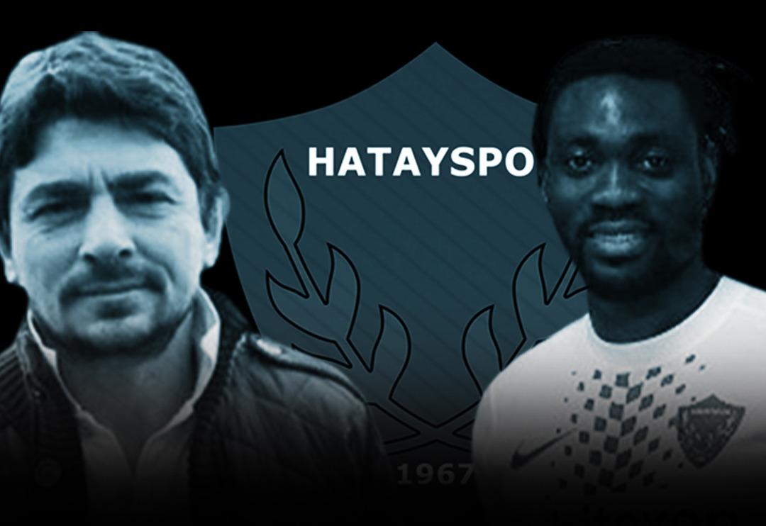 Hatayspor basın s&ouml;zc&uuml;s&uuml; Musta &Ouml;zat'ın a&ccedil;ıklamalar y&uuml;rekleri dağladı! Christian Atsu ve sportif direkt&ouml;r Taner Savut