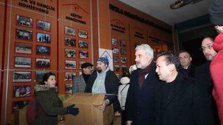 Tuzla deprem bölgelerine yardım ulaşması için tek yürek oldu