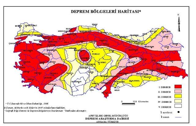 deprem risk haritası 2