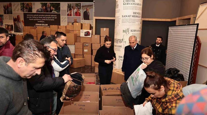 Denizli deprem için tüm imkanlarıyla seferber oldu