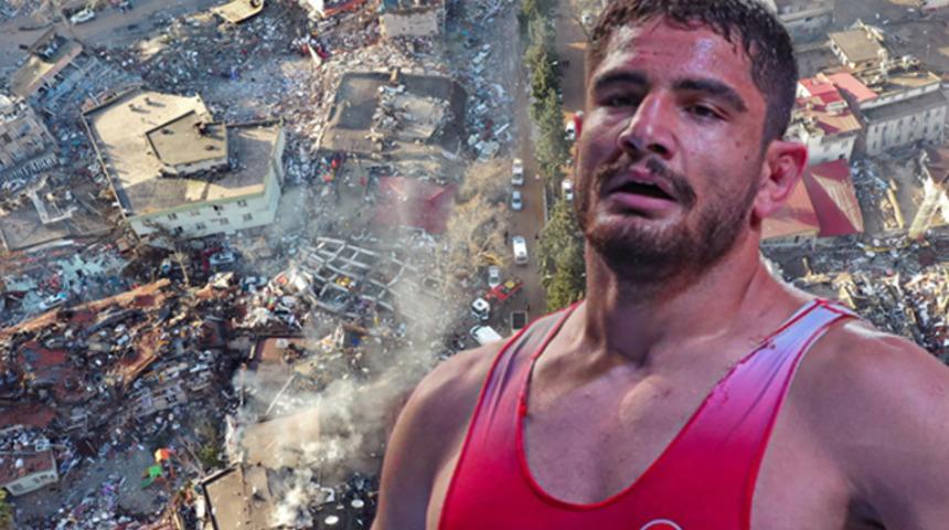 Milli güreşçi Taha Akgül yardım istemişti! 8 güreşçi enkaz altından çıkarıldı