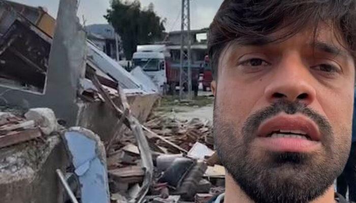 Gökhan Zan Hatay'dan canlı yayın açtı! 'Hiç kimse gelmedi, Hatay kaderine terk edilmiş! Yalvarıyorum...'