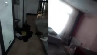 Korku dolu anlar! Malatya'da bir kişi, deprem sonrası video çekerken ev üstüne yıkıldı