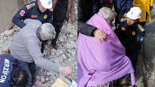 Depremin vurduğu Kahramanmaraş'ta duygulandıran anlar! Enkazdan kurtardıkları yaşlı adama kendi botlarını giydirdi: “Sen bizi düşünme. Biz kendimiz giyeriz
