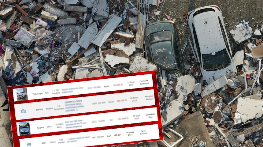 Otomobil satışlarında 'deprem' detayı! İlanlar dikkat çekti: "Deprem nedeniyle acil satılık, 20 bin TL'si deprem bölgesine, yardım için, bölgeye gidiyorum..."
