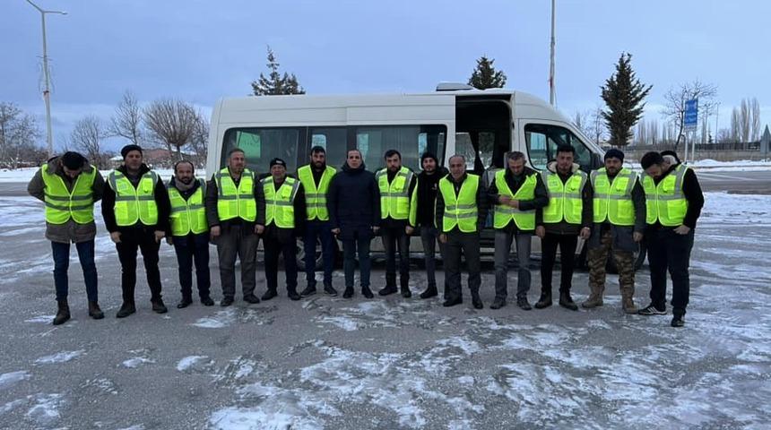 Beyşehir’in gönüllü iş makinesi operatörleri deprem bölgesi yolcusu