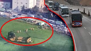 'Uçan kaleler' ve Akıncı TİHA'lar da deprem bölgesinde! 'Şerife Bacı'nın torunları' da yola çıktı: Askerleri taşıyan otobüslerin önüne yazıldı