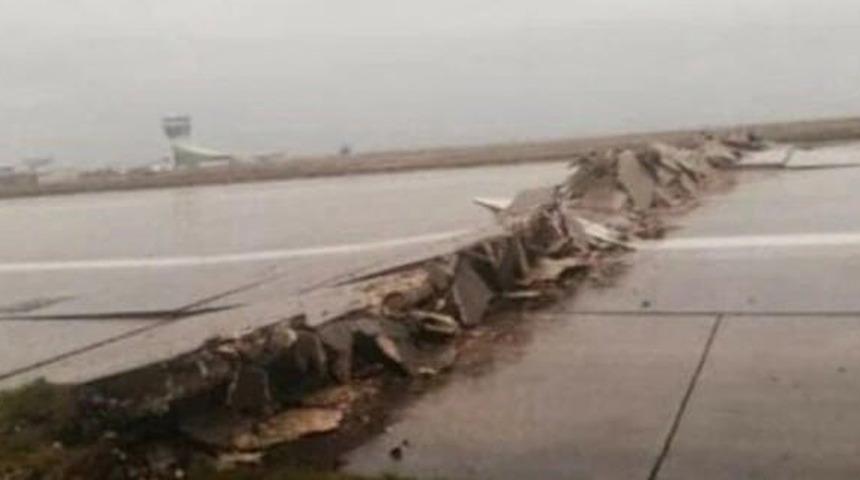 Pisti kullanılamaz hale gelmişti... Hatay Havalimanı'nda onarım çalışmaları başladı! İGA'dan açıklama geldi