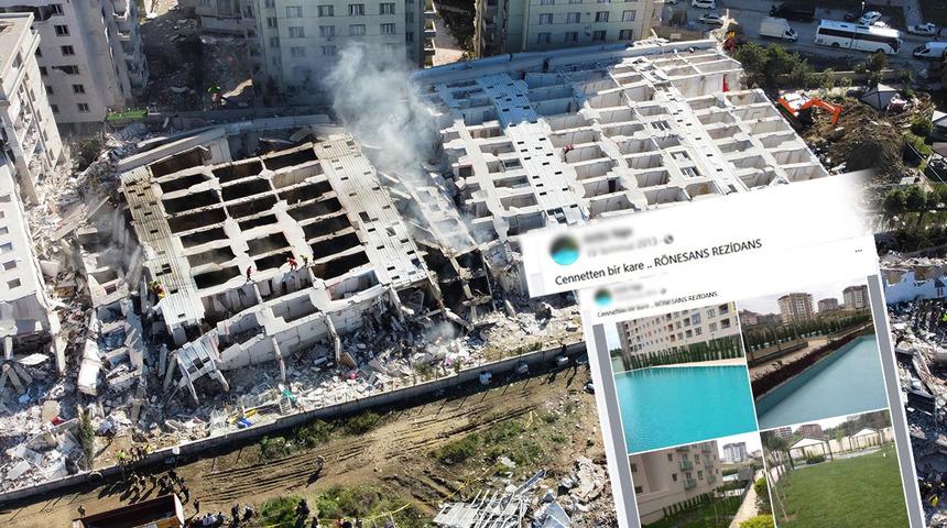 Hatay'daki rezidansta 1000 kişi vardı! 'Cennetten bir kare' diye paylaşmışlar, depremde yerle bir oldu 