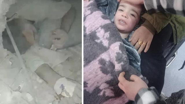 Bu acıya yürek dayanmaz! Depremde 3,5 yaşındaki Miran'ı, babası 29 saat sarılarak kurtardı