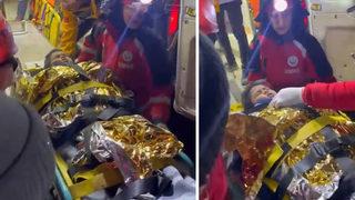 Deprem enkazından 71 saat sonra kurtarılan çocuğun ilk sözleri duygulandırdı! 'Yarın okulum var'