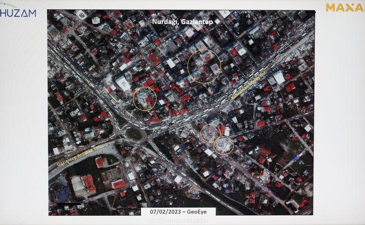 Felaketin boyutu uzaydan görüntülendi! İşte depremin yarattığı hasar  G2